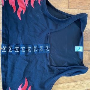 I heart raves flame crop